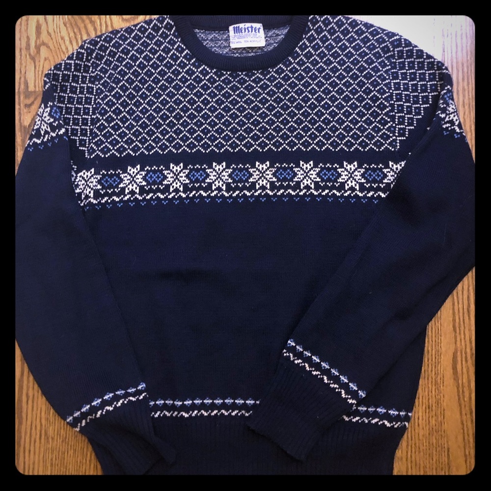 Vintage Meister Ski sweater Men’s XL
